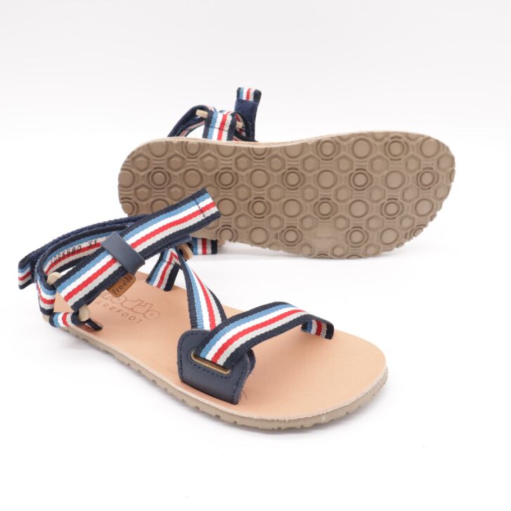 Froddo Barefoot Sandale FLEXY STRAPS Blue Red