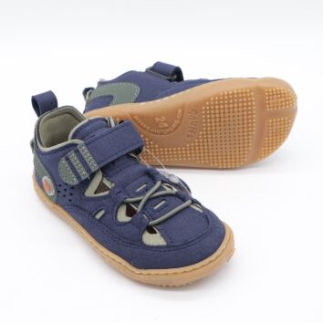 QNUFFS Barefoot Sneaker LERCHE Ozean Eukalyptus