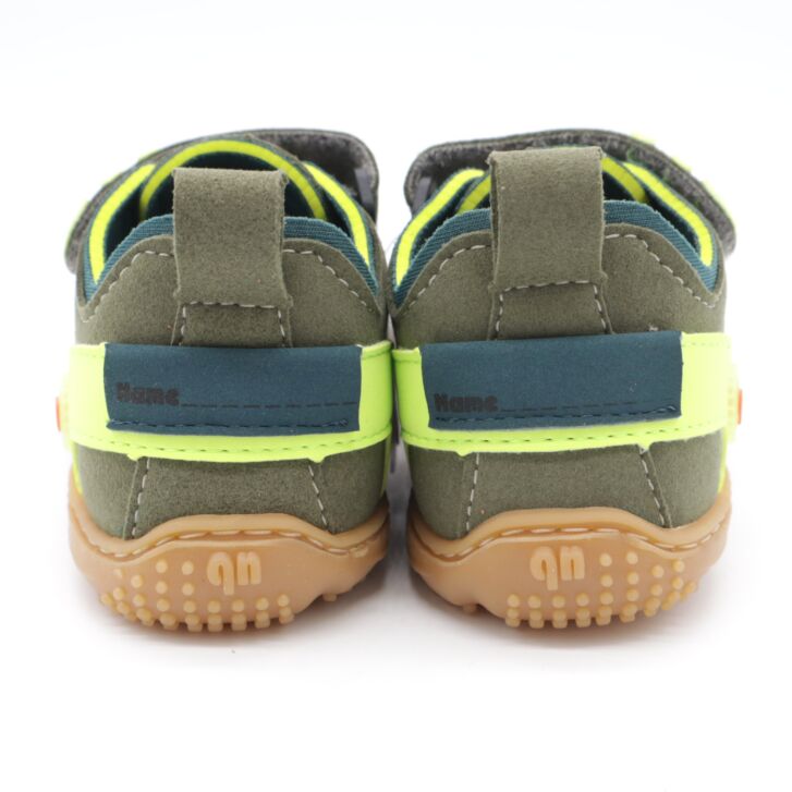 QNUFFS Barefoot Sneaker LERCHE Oliv Storm 26