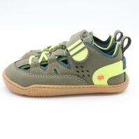QNUFFS Barefoot Sneaker LERCHE Oliv Storm 26