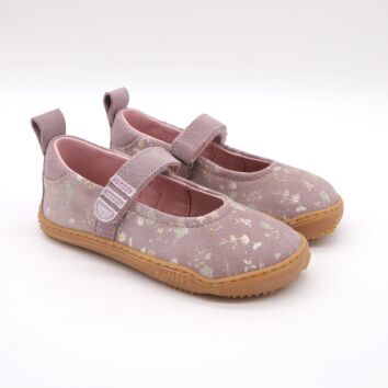 QNUFFS Barefoot Ballerina KIRSCHE Malve Velour