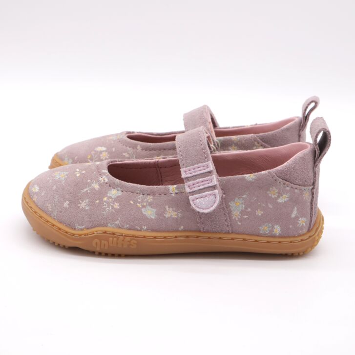 QNUFFS Barefoot Ballerina KIRSCHE Malve Velour 25