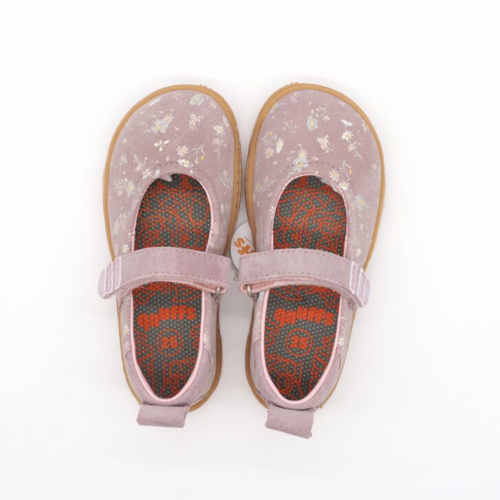 QNUFFS Barefoot Ballerina KIRSCHE Malve Velour 25