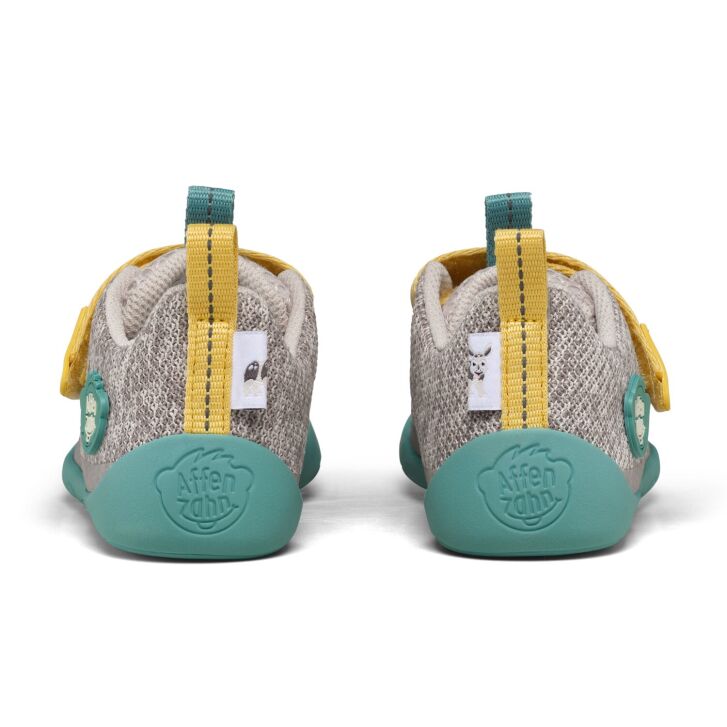 Affenzahn Halbschuh Knit Happy Nashorn 32