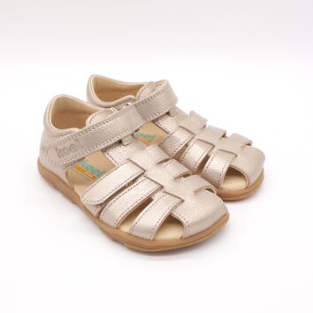 KOEL Barfußsandale OLA METALLIC Champagne