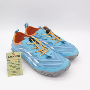 Lackner Skin Pro Barfußschuh Blau/Orange