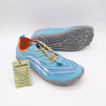 Lackner Skin Pro Barfußschuh Blau/Orange