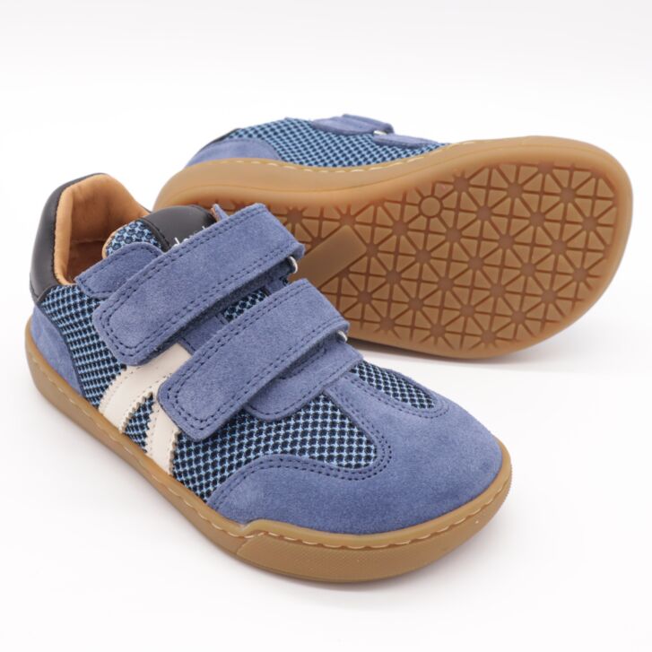 Develab BF Low Sneaker 2Velcro Blue Combi 33