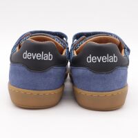 Develab BF Low Sneaker 2Velcro Blue Combi 33