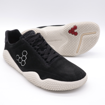 Vivobarefoot Motus Studio Sneaker LTH Womens Obsidian/White
