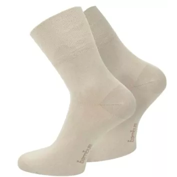 Zehenspiel Bambus-Socken Kurzschaft – 2 Paar, Beige