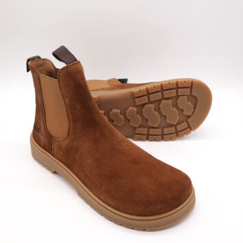 KOEL Chelsea Boot GAVIEN SUEDE Cognac