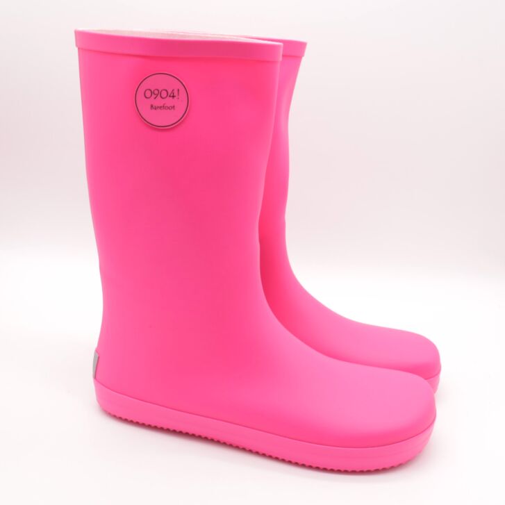 0904! Barefoot Damen Gummistiefel LATEX Pink