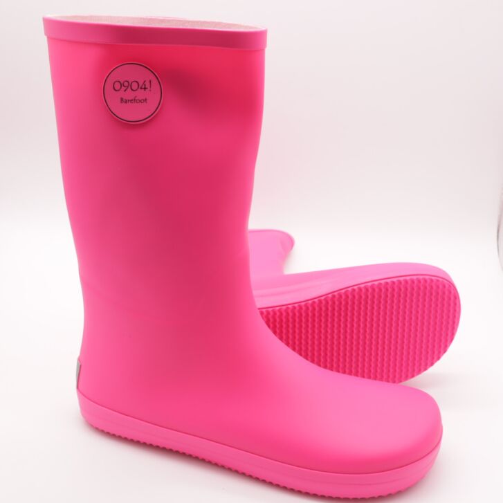 0904! Barefoot Damen Gummistiefel LATEX Pink