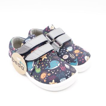BEDA Klettschuhe Textil SEA WORLD
