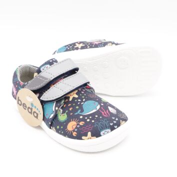 BEDA Klettschuhe Textil SEA WORLD