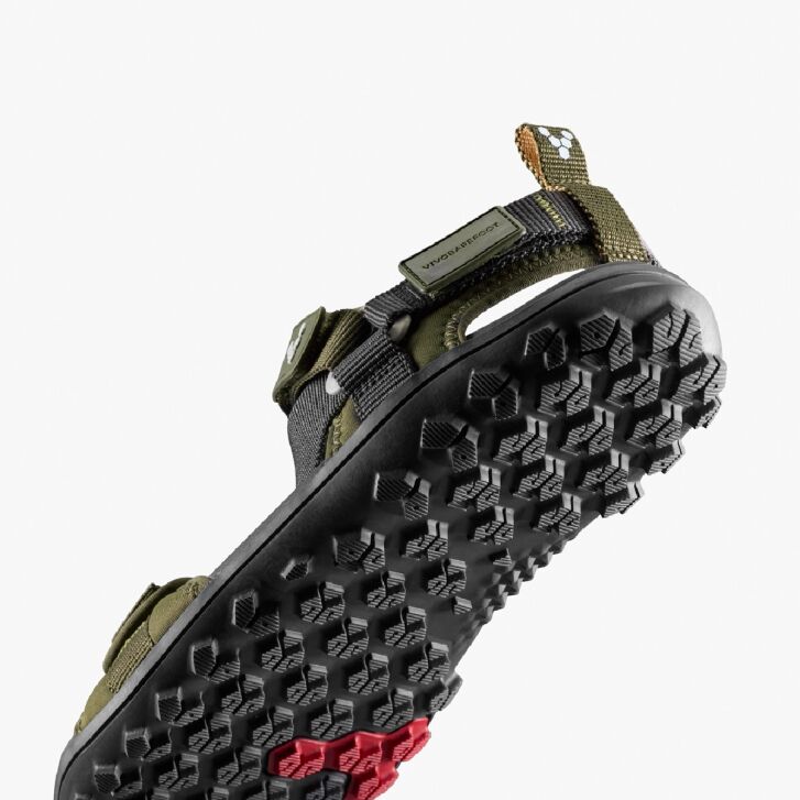 Vivobarefoot Tracker ORA Sandal Mens Dark Olive