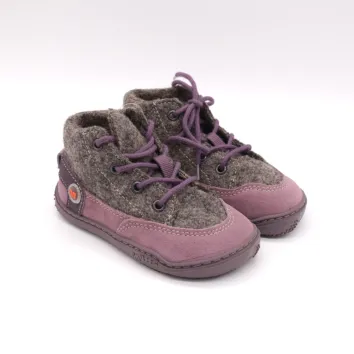 QNUFFS Barefoot Boots WEIDE sucre / grau