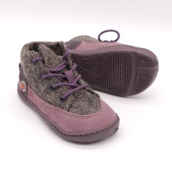 QNUFFS Barefoot Boots WEIDE sucre / grau