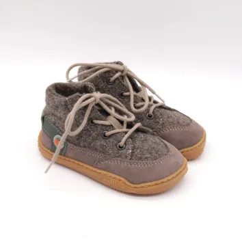 QNUFFS Barefoot Boots WEIDE meteor / salbei