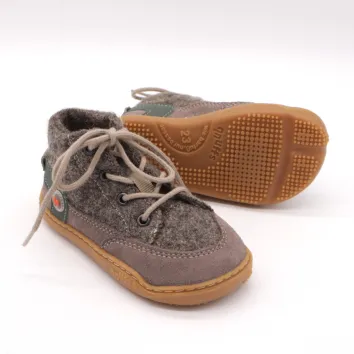 QNUFFS Barefoot Boots WEIDE meteor / salbei
