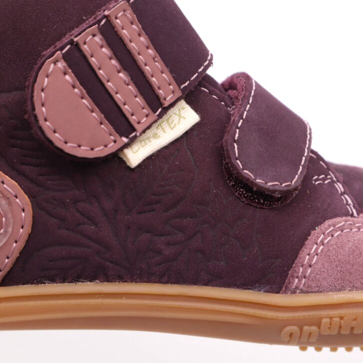 QNUFFS Barefoot Boots HASEL pflaume / sucre
