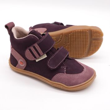 QNUFFS Barefoot Boots HASEL pflaume / sucre