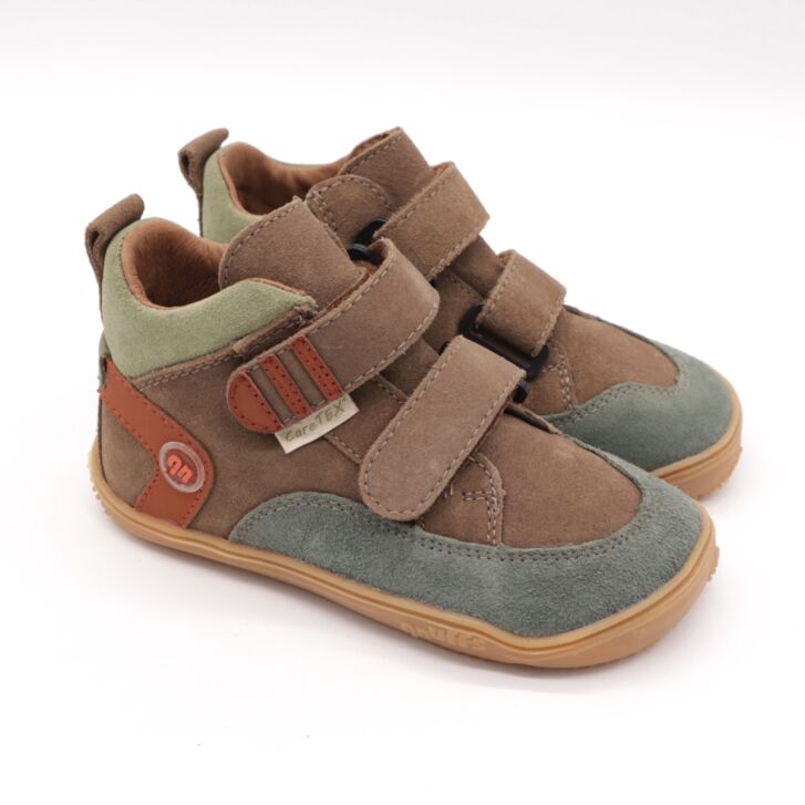 QNUFFS Barefoot Boots KASTANIE salbei / hazel