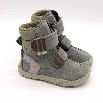 QNUFFS Barefoot Boots TANNE salbei/eukalyptus
