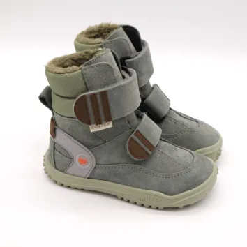QNUFFS Barefoot Boots TANNE salbei/eukalyptus