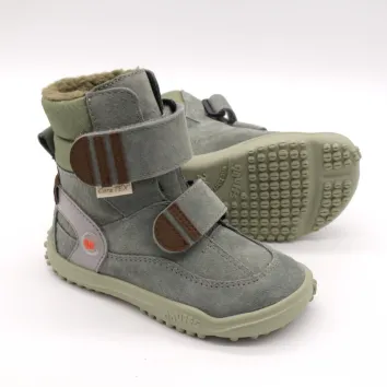 QNUFFS Barefoot Boots TANNE salbei/eukalyptus