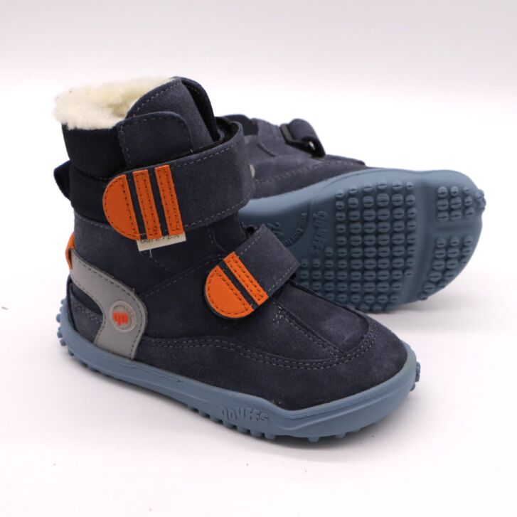 QNUFFS Barefoot Boots TANNE nautic/denim