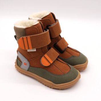 QNUFFS Barefoot Boots TANNE hazel/curry
