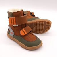 QNUFFS Barefoot Boots TANNE hazel/curry