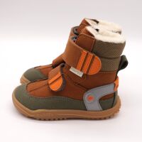 QNUFFS Barefoot Boots TANNE hazel/curry