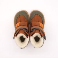 QNUFFS Barefoot Boots TANNE hazel/curry