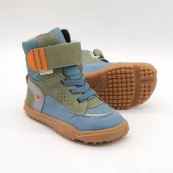 QNUFFS Barefoot Boots EICHE eukalyptus/denim