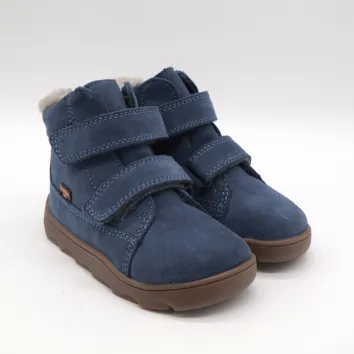 Froddo Barefoot Kinder Stiefeletten - ZERU TEX FURRY Denim