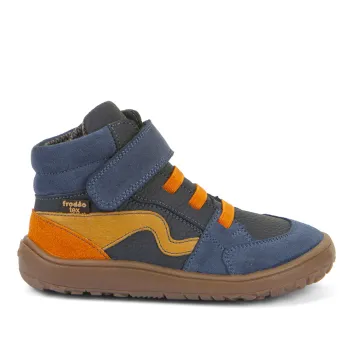 Froddo Barefoot Kinder Stiefeletten - TEX GO Blue/Denim